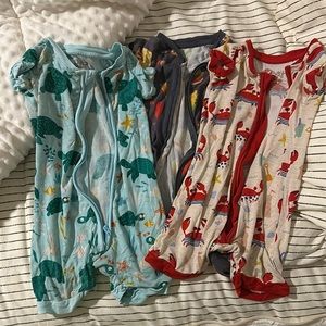 Little Sleepies Shorty Rompers